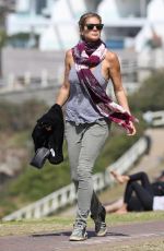 RACHEL HUNTER Out at Bondi Beach in Sydney 09/20/2017