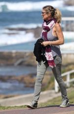 RACHEL HUNTER Out at Bondi Beach in Sydney 09/20/2017