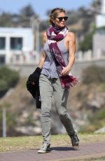 RACHEL HUNTER Out at Bondi Beach in Sydney 09/20/2017