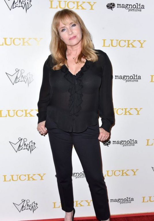 REBECCA DE MORNAY at Lucky Premiere in Los Angeles 09/26/2017