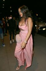 RIHANNA Out for Dinner in New York 09/16/2017
