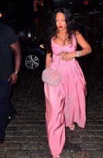 RIHANNA Out for Dinner in New York 09/16/2017