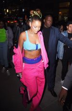 RIHANNA Arrives at Her Fenty x Puma Afterparty in New York 09/10/2017