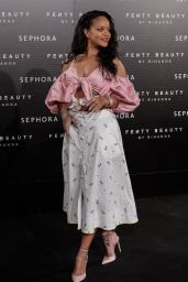 RIHANNA at Fenty Beauty by Rihanna Launch in Madrid 09/23/2017