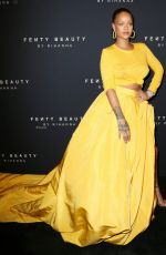 RIHANNA at Fenty Beauty Launch Party in New York 09/08/2017