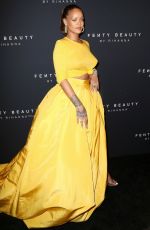 RIHANNA at Fenty Beauty Launch Party in New York 09/08/2017
