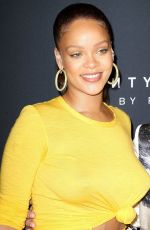 RIHANNA at Fenty Beauty Launch Party in New York 09/08/2017