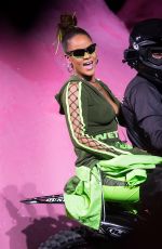 RIHANNA at Her Fenty Puma by Rihanna Spring/Summer 2018 Fashion Show at NYFW in New York 90/10/2017