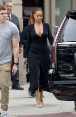 RIHANNA Heading to a Helicopter Ride in New York 09/12/2017