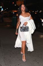 RIHANNA Leaves Her 3rd Annual Diamond Ball in New York 09/14/2017