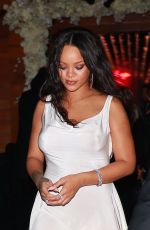 RIHANNA Leaves Her 3rd Annual Diamond Ball in New York 09/14/2017