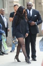 RIHANNA Leaves Her Apartment in New York 09/14/2017