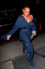 RIHANNA Out and About in New York 09/08/2017