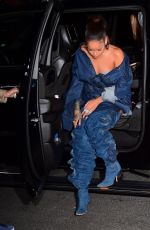 RIHANNA Out and About in New York 09/08/2017
