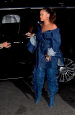 RIHANNA Out and About in New York 09/08/2017