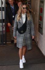 RITA ORA Arrives at BBC Radio1 Studios in London 09/18/2017