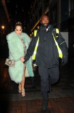 RITA ORA at Cirque Le Soir Nightclub in London 09/18/2017