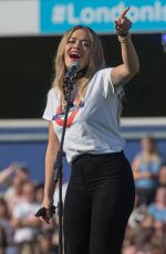 RITA ORA at #game4grenfell at Loftus Road in London 09/02/2017