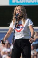 RITA ORA at #game4grenfell at Loftus Road in London 09/02/2017