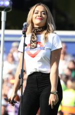 RITA ORA at #game4grenfell at Loftus Road in London 09/02/2017