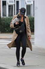 RITA ORA Out With Her Dog in London 09/24/2017