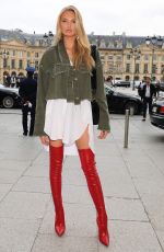 ROMEE STRIJD Out at Paris Fashion Week 09/29/2017