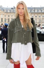 ROMEE STRIJD Out at Paris Fashion Week 09/29/2017