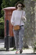 ROSE LESLIE Out and About in London 09/01/2017