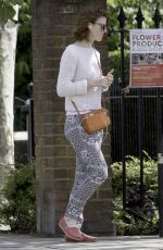 ROSE LESLIE Out and About in London 09/01/2017