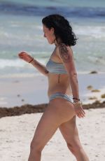 RUMER WILLIS in Bikini at a Beach in Mexico 09/06/2017