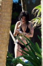RUMER WILLIS in Bikini on the Beach in Tulum 09/09/2017
