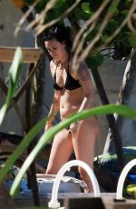 RUMER WILLIS in Bikini on the Beach in Tulum 09/09/2017