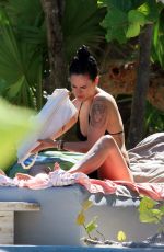 RUMER WILLIS in Bikini on the Beach in Tulum 09/09/2017