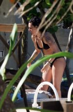 RUMER WILLIS in Bikini on the Beach in Tulum 09/09/2017