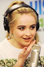 SABRINA CARPENTER at Elvis Duran Z100 Studios in New York 09/06/2017