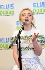 SABRINA CARPENTER at Elvis Duran Z100 Studios in New York 09/06/2017