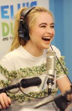 SABRINA CARPENTER at Elvis Duran Z100 Studios in New York 09/06/2017