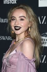 SABRINA CARPENTER at Harper’s Bazaar Icons Party in New York 09/08/2017