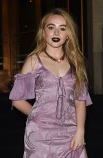 SABRINA CARPENTER at Harper’s Bazaar Icons Party in New York 09/08/2017