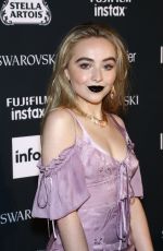 SABRINA CARPENTER at Harper’s Bazaar Icons Party in New York 09/08/2017
