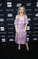 SABRINA CARPENTER at Harper’s Bazaar Icons Party in New York 09/08/2017