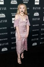 SABRINA CARPENTER at Harper’s Bazaar Icons Party in New York 09/08/2017