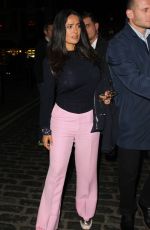 SALMA HAYEK Leaves Apollo Theatre in Londonn 09/13/2017