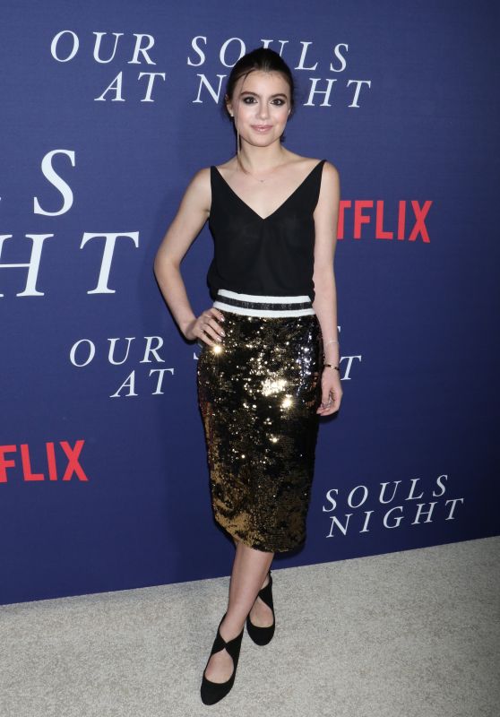 SAMI GAYLE at Our Souls at Night Premiere in New York 09/27/2017