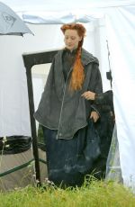 SAOIRSE RONAN on the Set of Mary Queen of Scots in London 09/05/2017