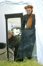 SAOIRSE RONAN on the Set of Mary Queen of Scots in London 09/05/2017