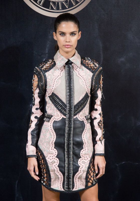 SARA SAMPAIO at L’Oreal Paris x Balmain Party in Paris 09/28/2017