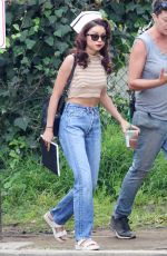 SARAH HYLAND on the Set of Modern Family in Los Angeles 09/15/2017