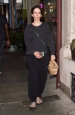 SARAH PAULSON Out Dinnert in Philadelphia 09/24/2017