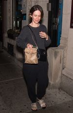 SARAH PAULSON Out Dinnert in Philadelphia 09/24/2017
